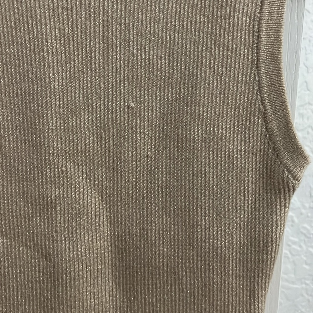 NWOT Vici Embellished Cream Tank - Picture 3 of 4